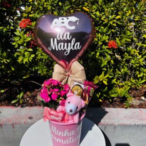 Balde Criativo Personalizado + Balão